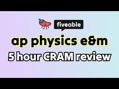 AP Physics C: E&M 5 Hour CRAM – All Units Review