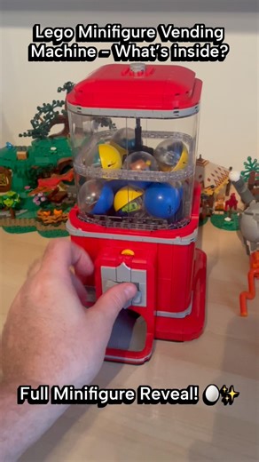 LEGO Ideas Minifigure Vending Machine – Full 16 Minifig Reveal! 🥚✨