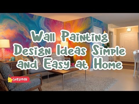 EASY Home Wall Painting Designs to Try NOW! | Wall Painting Design Ideas Simple and Easy at Home