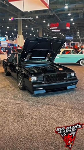 Big Block Garage™ on Instagram: "Dutchboys Hotrods’ GNXS, a twin-turbo, 1,500hp reimagining of the 1987 Buick Grand National—stormed its way to the 2025 Goodguys Street Machine of the Year title. With hand-fabricated metal replacing every warped ’80s plastic panel and a slammed custom chassis hugging 19/20-inch Rushforth wheels, this blacked-out beast is pure menace in motion. #bigblockgarage #buick #buickgrandnational #musclecar #cars"
