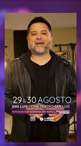 💫 JORGE ROJAS – 20 AÑOS 📍 San Luis – Cine Teatro San Luis 🗓️ Viernes 29 y sábado 30 de agosto 20 años de historia en un show inolvidable. 🎟️ Entradas anticipadas en boletería del teatro y en 🌐 www.entradaweb.com.ar | Jorge Rojas Oficial