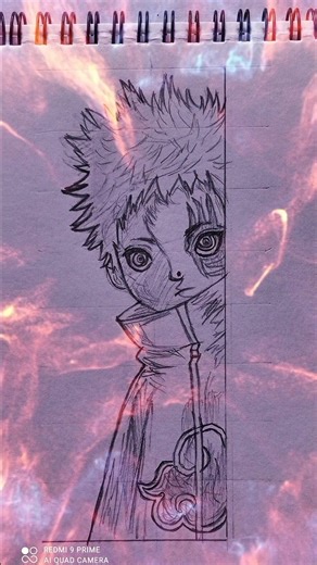 Obito Uchiha Sketch 😈#animesketch#drawing #artist