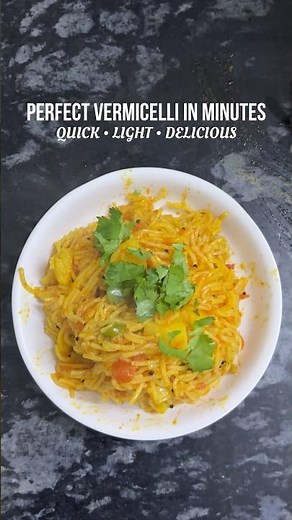 Perfect Vermicelli in Minutes 😍 | Quick & Easy Recipe #seviya #semiya #vermicelli #food