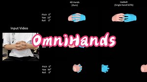 【视觉动捕】 2024 OmniHands: Towards Robust 4D Hand Mesh Recovery via A Versatile Tran