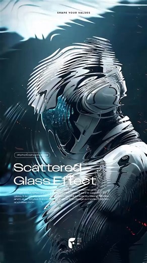 48K views · 208 reactions | Want to make a scattered glass effect in Photoshop? ✨ This tutorial takes you start to finish! Follow along Ferhat Sözeri Sayfası as we slide through the timeline like an intergalactic ripple. #MadeWithPhotoshop | Adobe Photoshop | Facebook