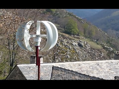 Tests d'une éolienne à axe vertical