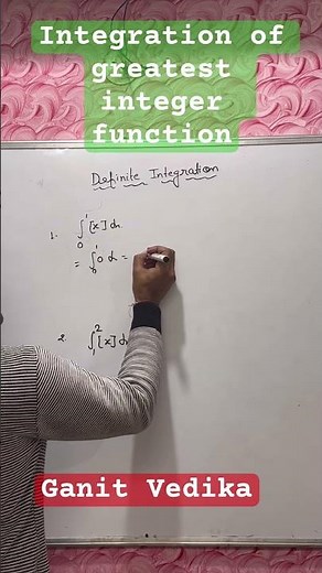 Definite Integration Using Properties |greatest integer function #instancing #classimbalance#viral
