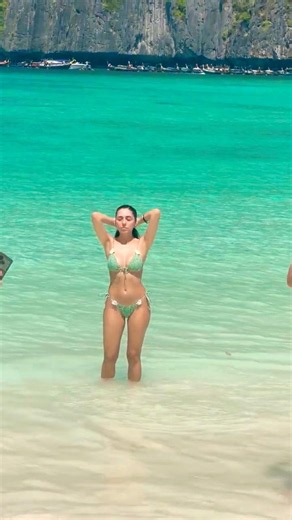 🇹🇭Maya Bay Beach Sunny Summer Holiday Wonderful Day 55💦 #mayabeach #mayabay