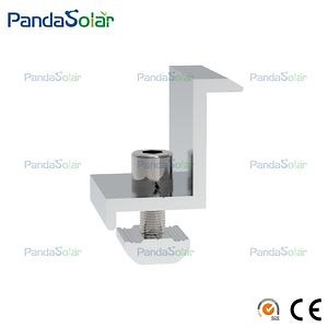[Hot Item] Aluminum 35mm-50mm PV Mounting System Solar Panel End Clamp Wholesale