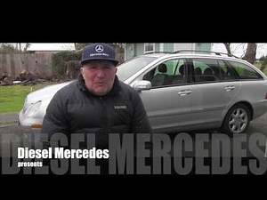 How to check the engine oil level in the Mercedes C-Class?