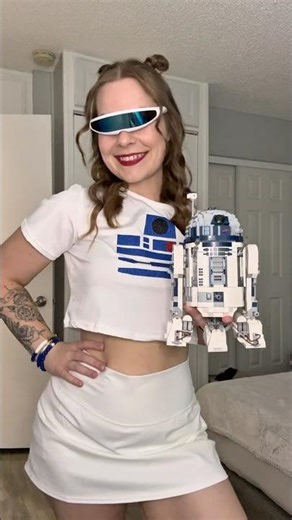 Star Wars R2D2 Halloween Costume and Transition