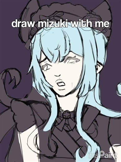 draw mizuki with me #yumemizukimizuki#genshinimpact#drawing#art#ibispaintx#speedpaint#fyp#digitalart