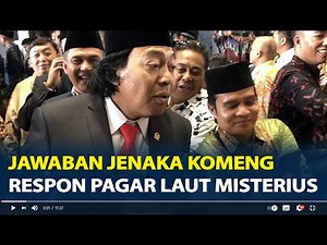 Jawaban Jenaka Komeng Respon Pagar Laut Misterius, Kerja Sama dengan Perusahaan Terali