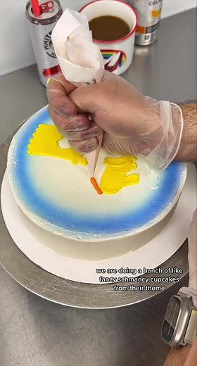 Simpsons Engagement Cake Surprise | Birthday Cake Delight