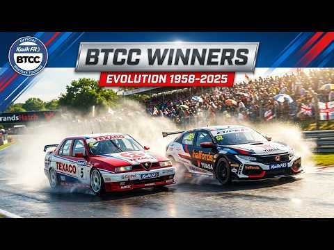 BTCC Evolution: Every Winning Car 1958-2025