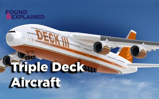 超大的三层客机是什么样子的？【中文字幕】