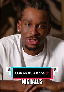 "Michael’s the blueprint for basketball. Kobe Bryant... the poster for... | shai gilgeous alexander