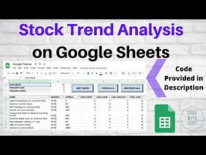 Stock Trend Analysis on Google Sheets
