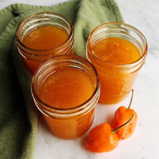 Sweet And Spicy Homemade Peach Habanero Jam Recipe