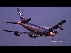 [Live] Night Landing at Haneda Airport / 羽田空港 美しい夜の着陸シーン集