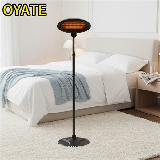 Electric Anti-tilt Carbon Fiber Infrared Radiant Heater, Suitable for Outdoor Gardens