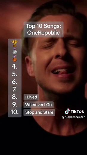 Top 10 OneRepublic Songs 🔥 Let us know if you disagree @OneRepublic #onerepublic #goodlife #apologize #top10 #top10songs #pop Note: Songs & Video Credits/Sources are OneRepublic & Vevo on YouTube. Thank you all for 100k followers!! ❤️