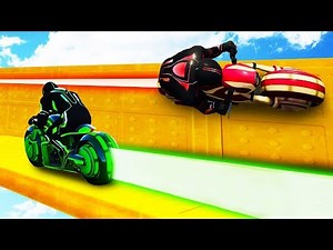 99% IMPOSSIBLE TRON DODGE! - GTA 5 Online