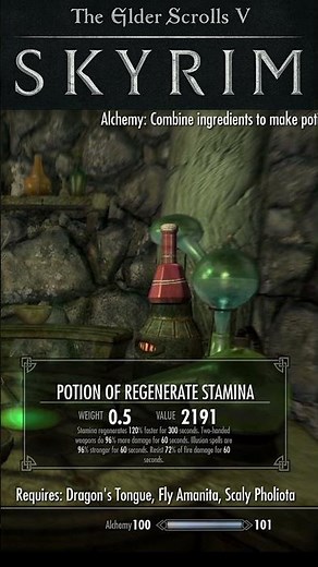 5 Potions That Win Fights (Skyrim Alchemy)