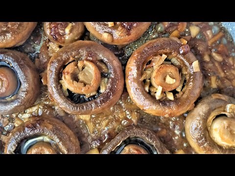 Kako se prave Šampinjoni sa češnjakom u tavi - (Recept)
