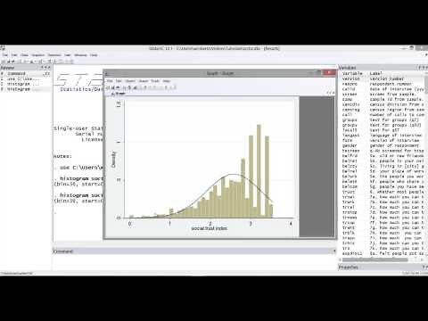 Stata Tutorial: Testing for Normality