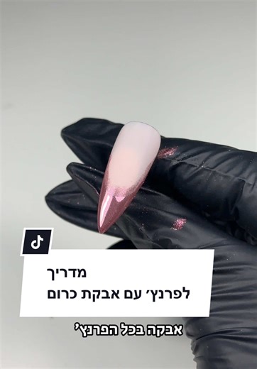 מדריך לדוגמא המושלמת של פרנץ׳ עם אבקת כרום
