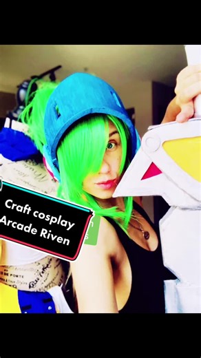 Craft cosplay Arcade Riven from League of Legends #diy #leagueoflegends #leagueoflegendscosplay #arcaderiven #rivencosplay #handmade #cosplay #diy