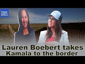 Lauren Boebert RIPS 'cackling' Kamala Harris for border crisis