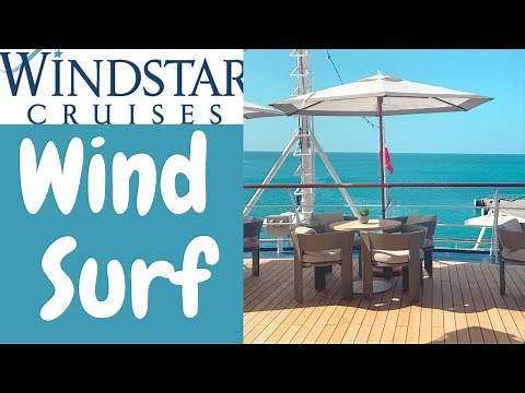 ⛵ Wind Surf , Windstar Cruises! – The World’s Largest Sailing Ship! 🚢✨ #WindSurf #WindstarCruises