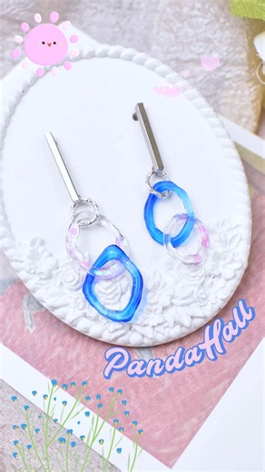 Featuring a stunning resin pour in deep ocean blue, these geometric earrings are a sculptural statement for the minimalist soul.🔷 View more>> https://shorten.tv/siyEn 【PandaHall】PandaHall Gift Cards Now Available. Celebrate Any Occasion, Thoughtful & Easy! Send your gift >> https://goo.su/XpQt9 #Pandahall #resinart #resincreations #resinearrings #resinjewelry #GeometricEarrings #earringstyle | PandaHall