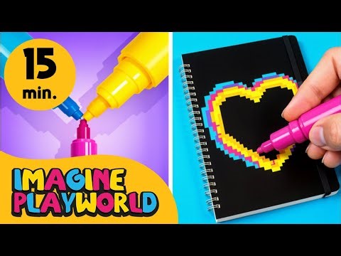 🤩 We BECAME PAINTERS for a Day! EP. 1 Learn the colors | Imagine Playworld