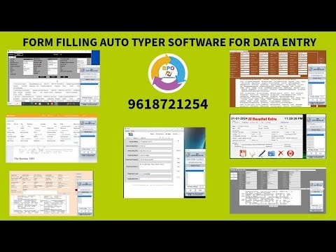 Form Filling Auto Typer Software for Data Entry Works | Easy Auto Typing Tool 2025