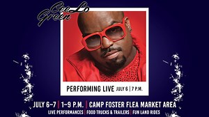 Celebrate Uncle Sam’s birthday with a two-day festival extravaganza bursting with family fun, carnival rides and a plethora of food options. Join us at Foster Festival on July 6 and 7 from 1 to 9 p.m. at the Camp Foster Flea Market Area. This year’s entertainment will be sizzling hot with a performance from rapper, singer and record producer CeeLo Green along with a fireworks display. 🎉 🎇 For more details, visit https://www.okinawa.usmc-mccs.org/dining-entertainment/entertainment-events/specia