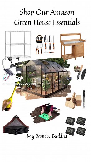Step into my dream greenhouse! Solar lights that set the mood, metal racks showcasing lush greens, a potting table waiting for the next project, and tools that make gardening a breeze. From tags to temp gauges, it’s all here. Ready to cultivate your green haven? Shop these essentials via the link in bio! 🛍️ #greenhouse #gardenersparadise #fyp #amazonmusthaves2023 #amazongreenhouse #plantlovers #gardenessentials #shopamazonwithme #GreenhouseGlam #gardeninggear #gardenproject