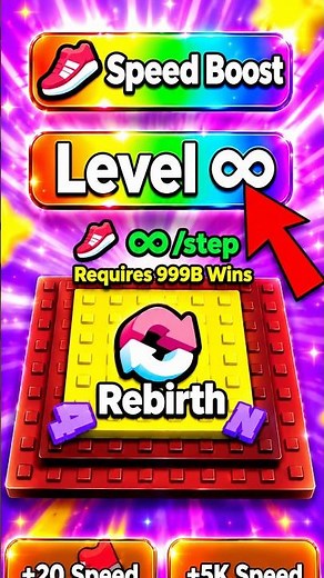 REBIRTH MADE ME FAST! ⚡😱 | #viral #roblox