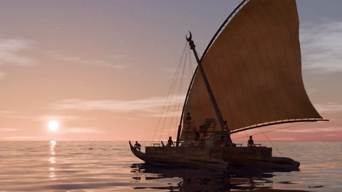 They sailed straight into the Pacific void - and still found land