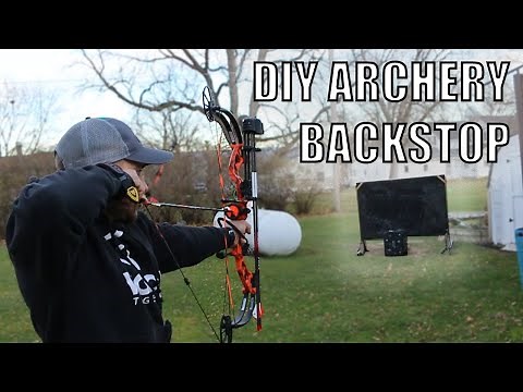 DIY ARCHERY BACKSTOP-- $50 IN TOTAL