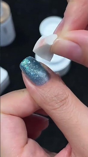 ✨ Frozen Blue Snowflake Nail Art – Winter Magic Tutorial