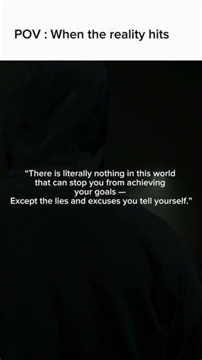 The Only Thing Stopping You Is Your Excuses #motivation