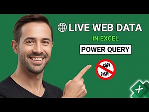 Pull Website Data into Excel Automatically (NO Copy-Paste!)