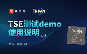 【易灵思】TSE测试Demo使用及演示视频v1.1