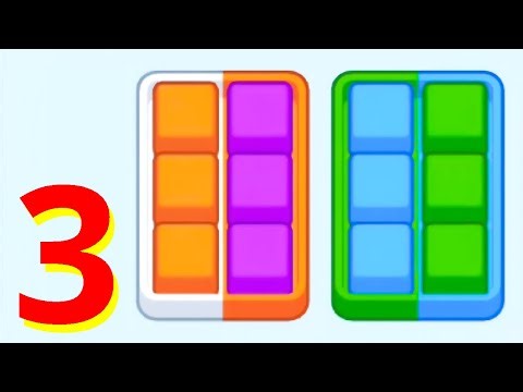 🟧 Color Cube Match: Sort Puzzle 🟩 GAMEPLAY Part 3 Levels 13-16 (Android, iOS)
