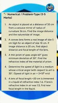 “Ray Optics Class 12 Physics | Complete Notes, Formulas & Important Questions 2026 | STUDY WITH KD 🔥