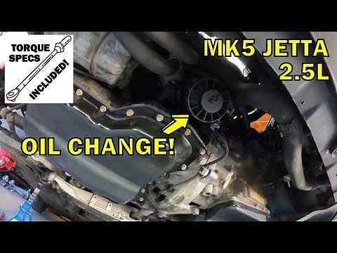 2006-2010 VW Jetta MK5 2.5L Oil Change
