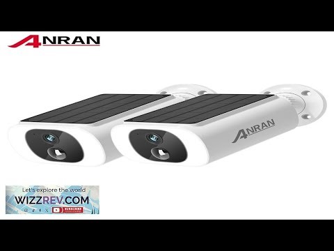 ANRAN 2 3 4 PCS Outdoor Wireless WIFI Camera 2.4G 3MP Battery Solar Security